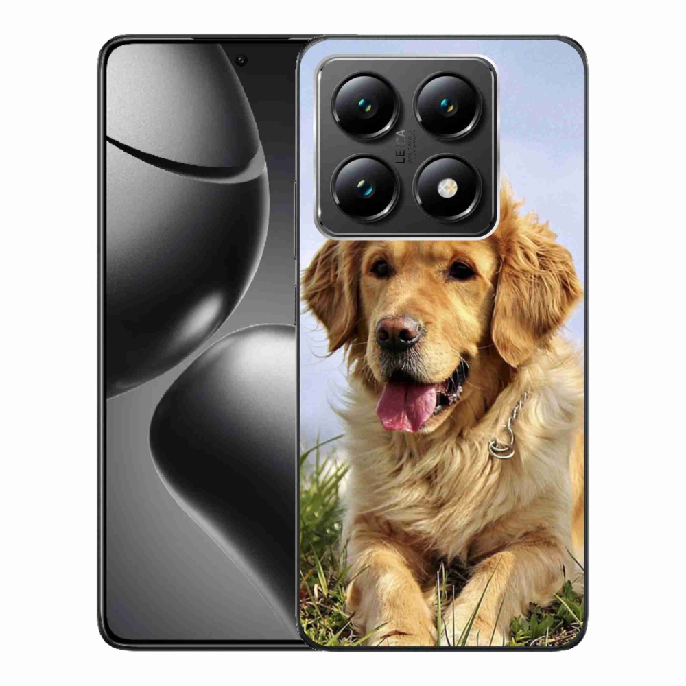 Gelový obal mmCase na Xiaomi 14T - zlatý retrívr