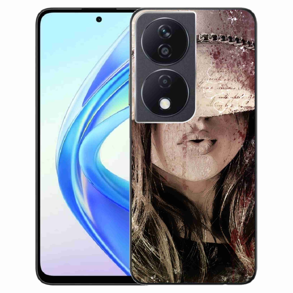 Gelový kryt mmCase na Honor X7b/Honor 90 Smart - dívka