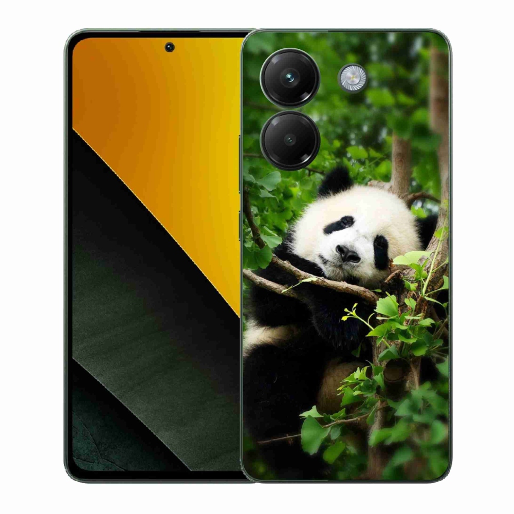 Gelový kryt mmCase na Xiaomi Poco M7 Pro 5G - panda