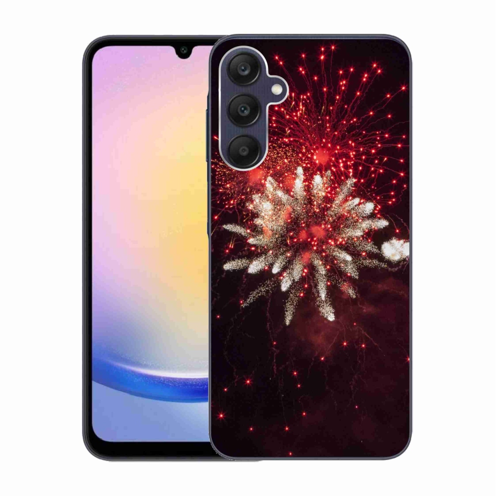 Gelový kryt mmCase na Samsung Galaxy A25 5G - ohňostroj