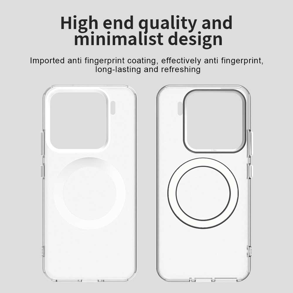 Candy gelový obal s MagSafe na Xiaomi 15 - bílý