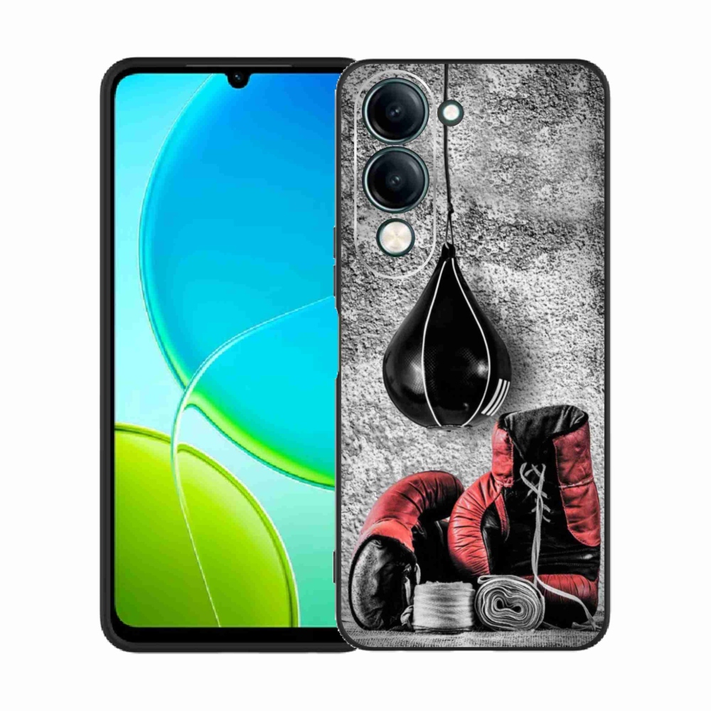 Gelový kryt mmCase na Vivo Y29s 5G - boxovací pytel a rukavice