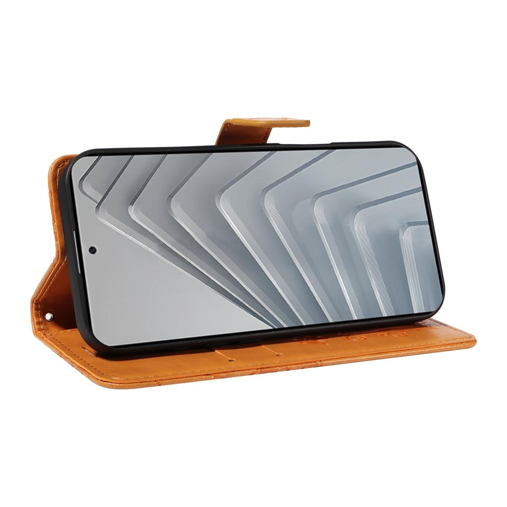 Big Butterfly knížkové pouzdro na Xiaomi Redmi Note 14 - žluté