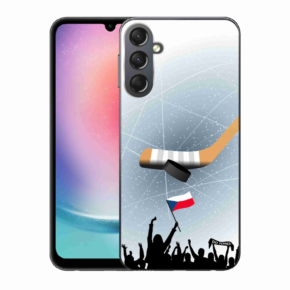 Gelový kryt mmCase na Samsung Galaxy A24 - fanoušci hokeje