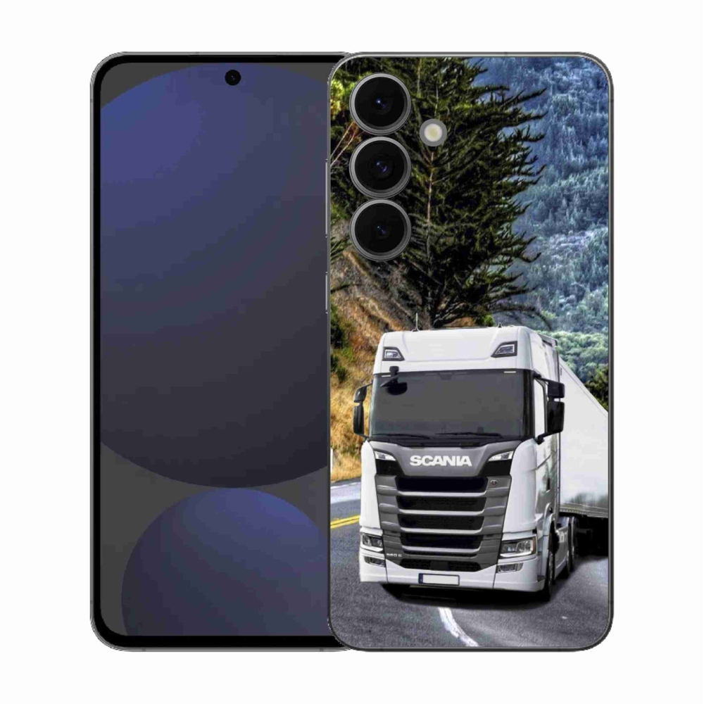 Gelový kryt mmCase na Samsung Galaxy S25 FE - kamion 1