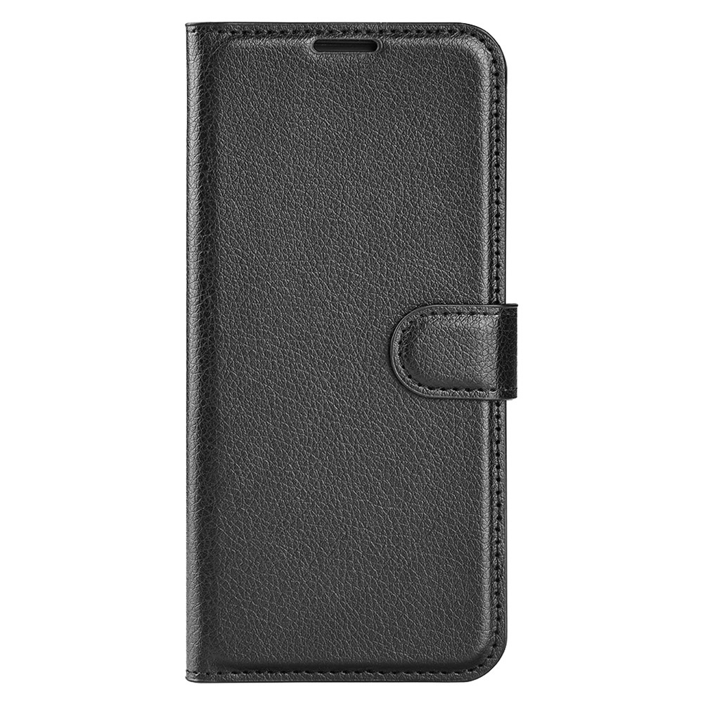 Litchi knížkové pouzdro na Xiaomi 15 - černé