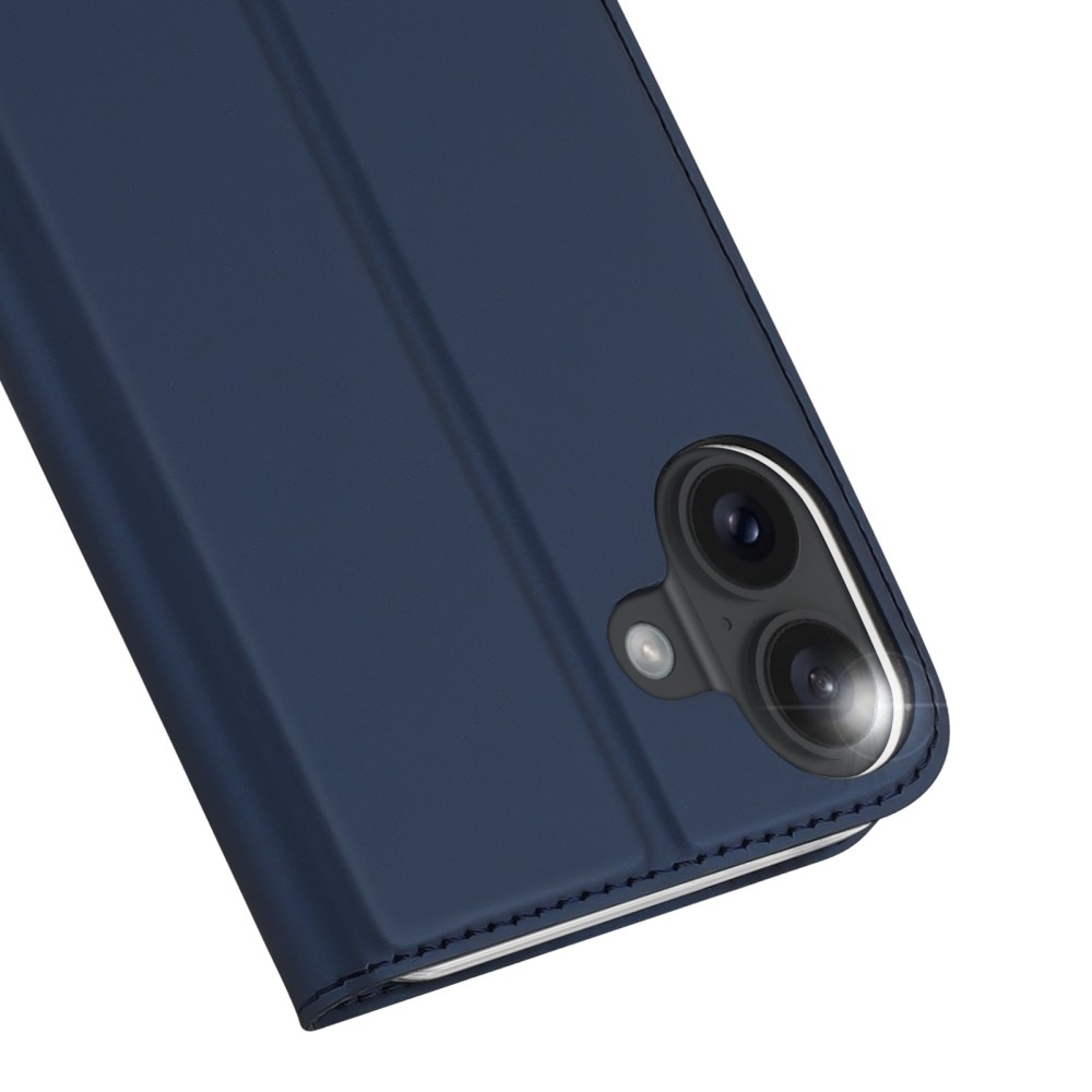 DUX knížkové pouzdro na iPhone 16 - tmavěmodré