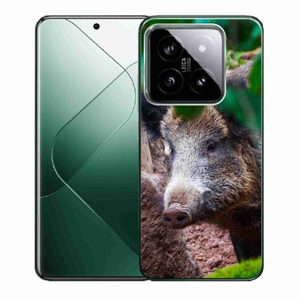 Gelový kryt mmCase na Xiaomi 14 - divoké prase