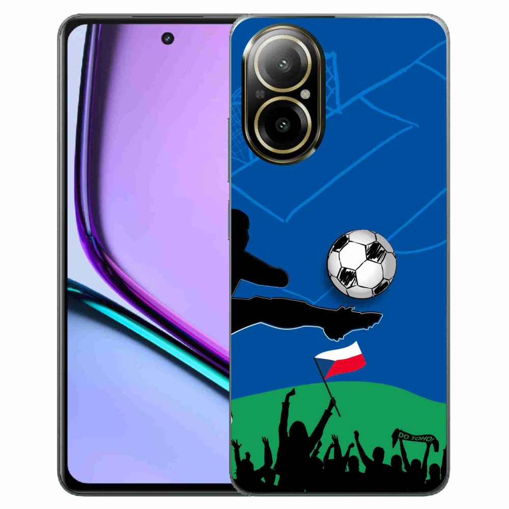Gelový kryt mmCase na Realme C67 - fanoušci fotbalu