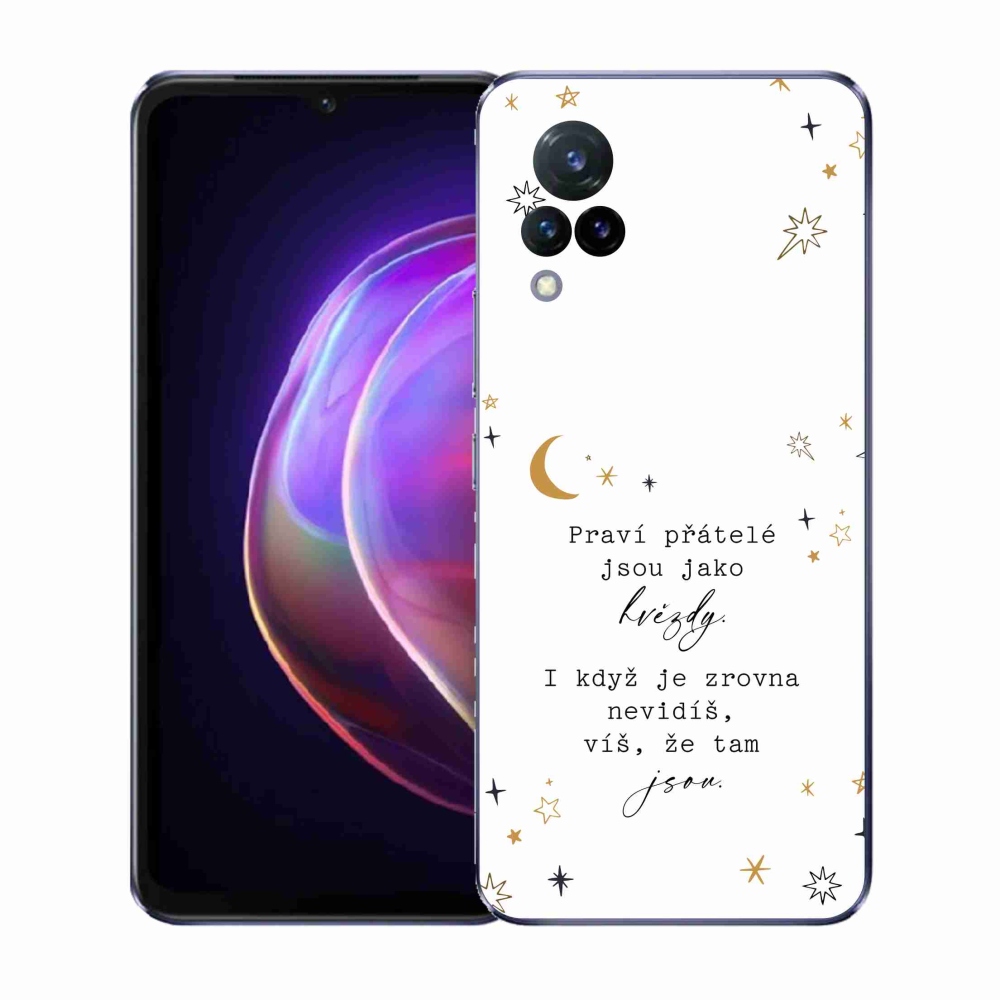 Gelový kryt mmCase na Vivo V21 4G/5G - citát 6 bílé pozadí