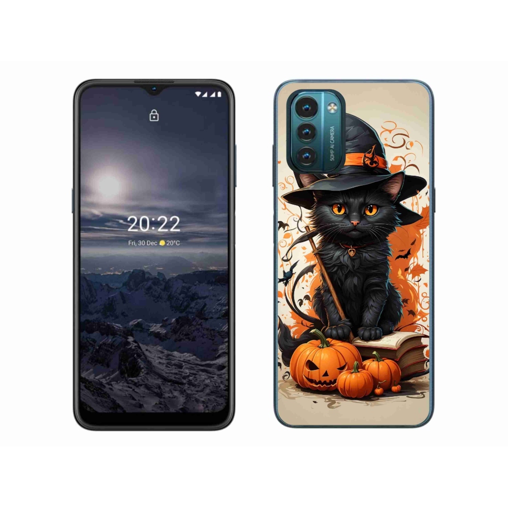 Gelový kryt mmCase na Nokia G11/G21 - kocour čaroděj