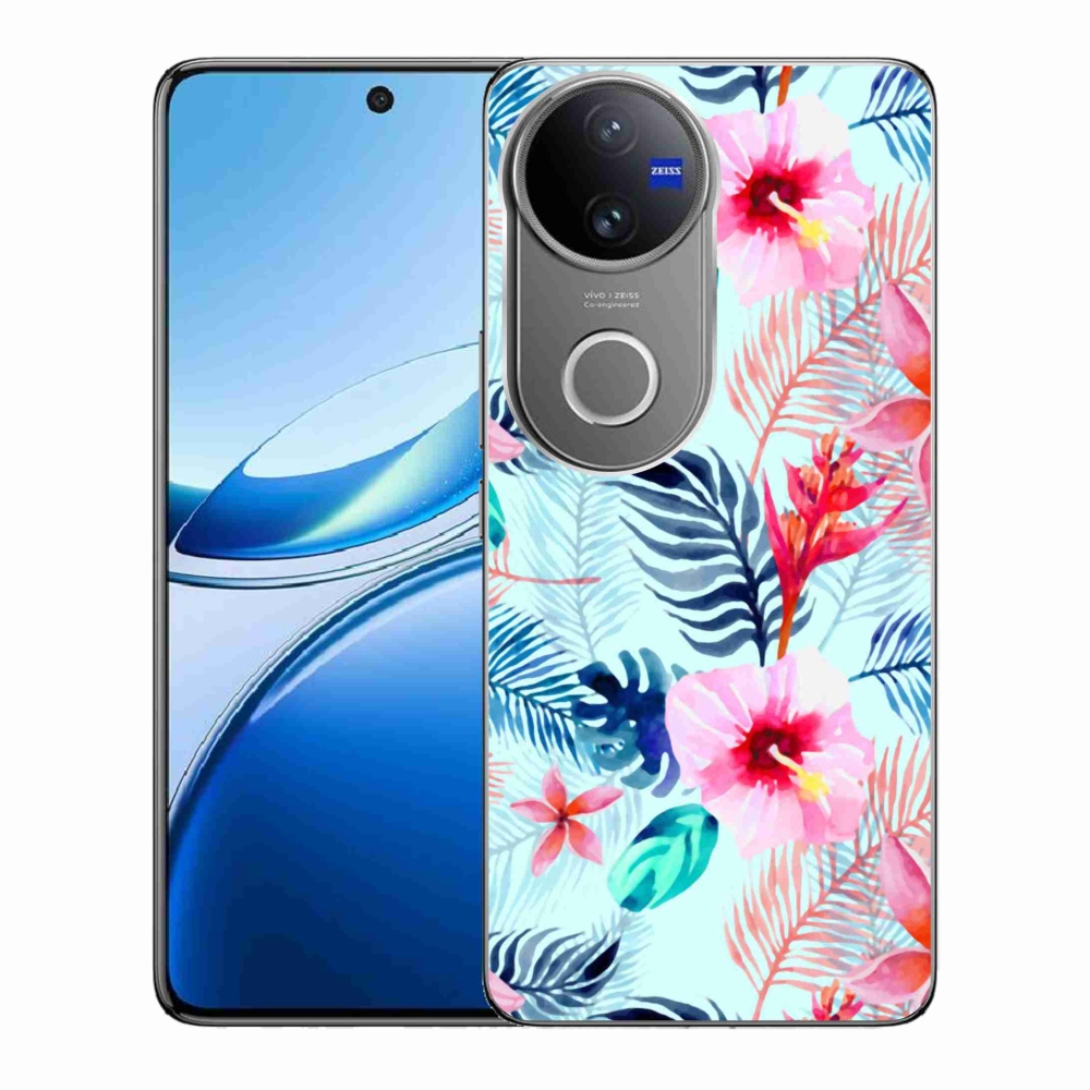 Gelový kryt mmCase na Vivo V50 5G - květiny