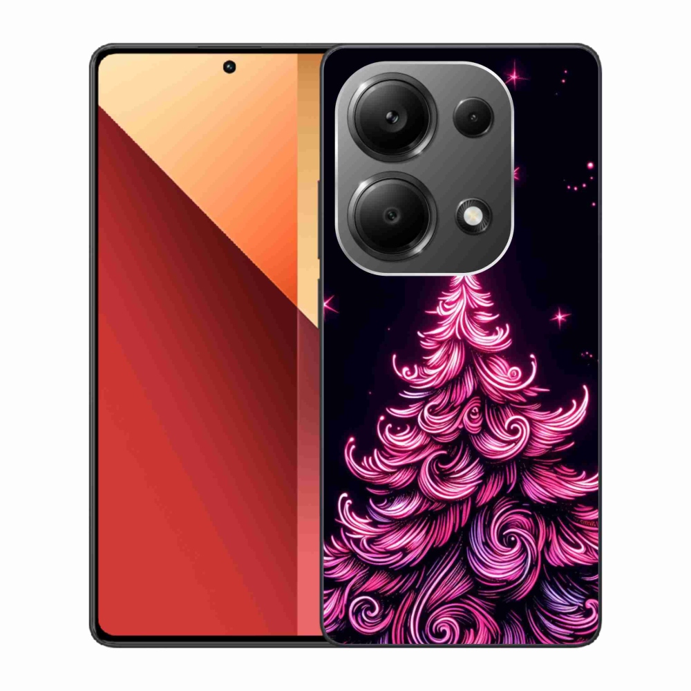 Gelový kryt mmCase na Xiaomi Redmi Note 13 Pro 4G/Poco M6 Pro - neonový vánoční stromek 2