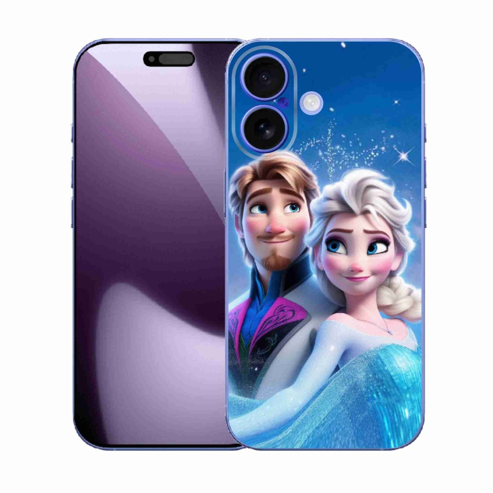 Gelový kryt mmCase na iPhone 17 - ledové království 1