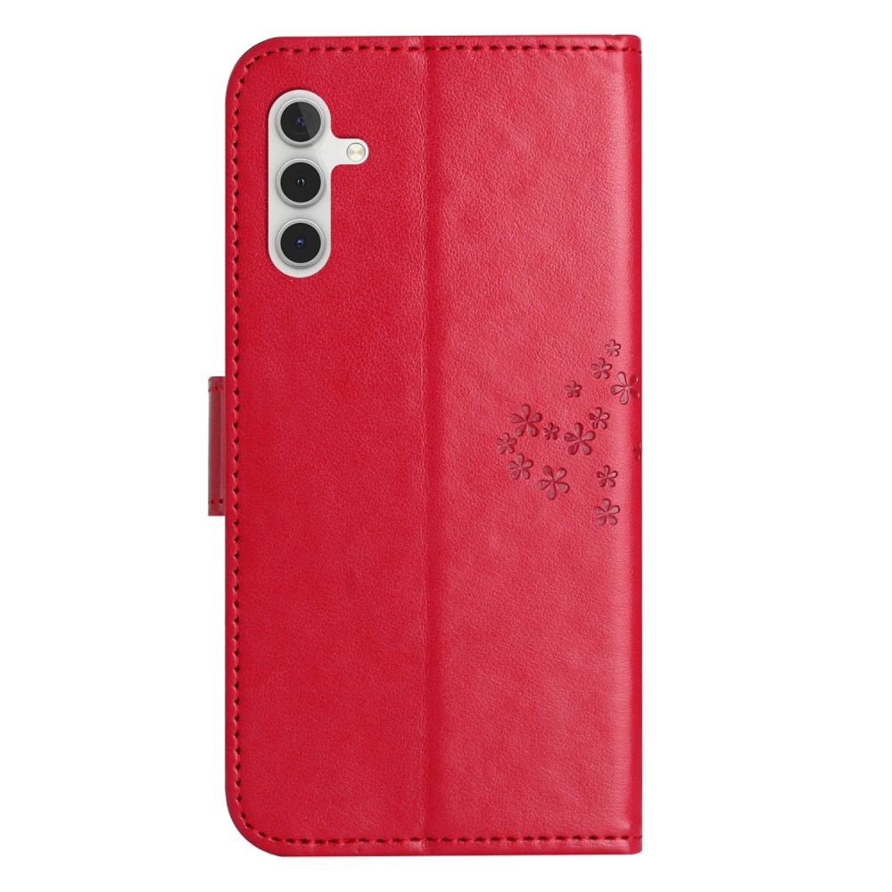 Tree knížkové pouzdro na Samsung Galaxy S24 - červené