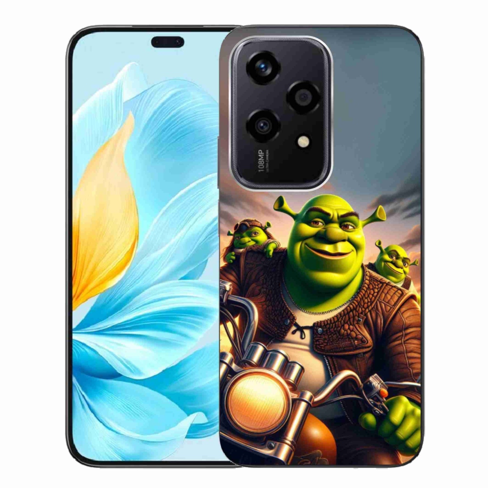 Gelový kryt mmCase na Honor 200 Lite 5G - shrek na motorce