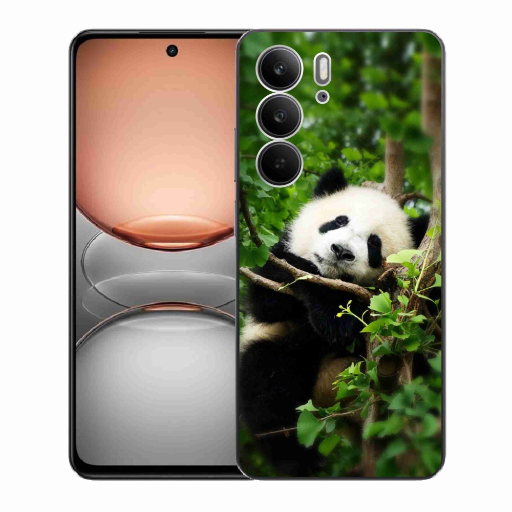 Gelový kryt mmCase na Realme C75 - panda