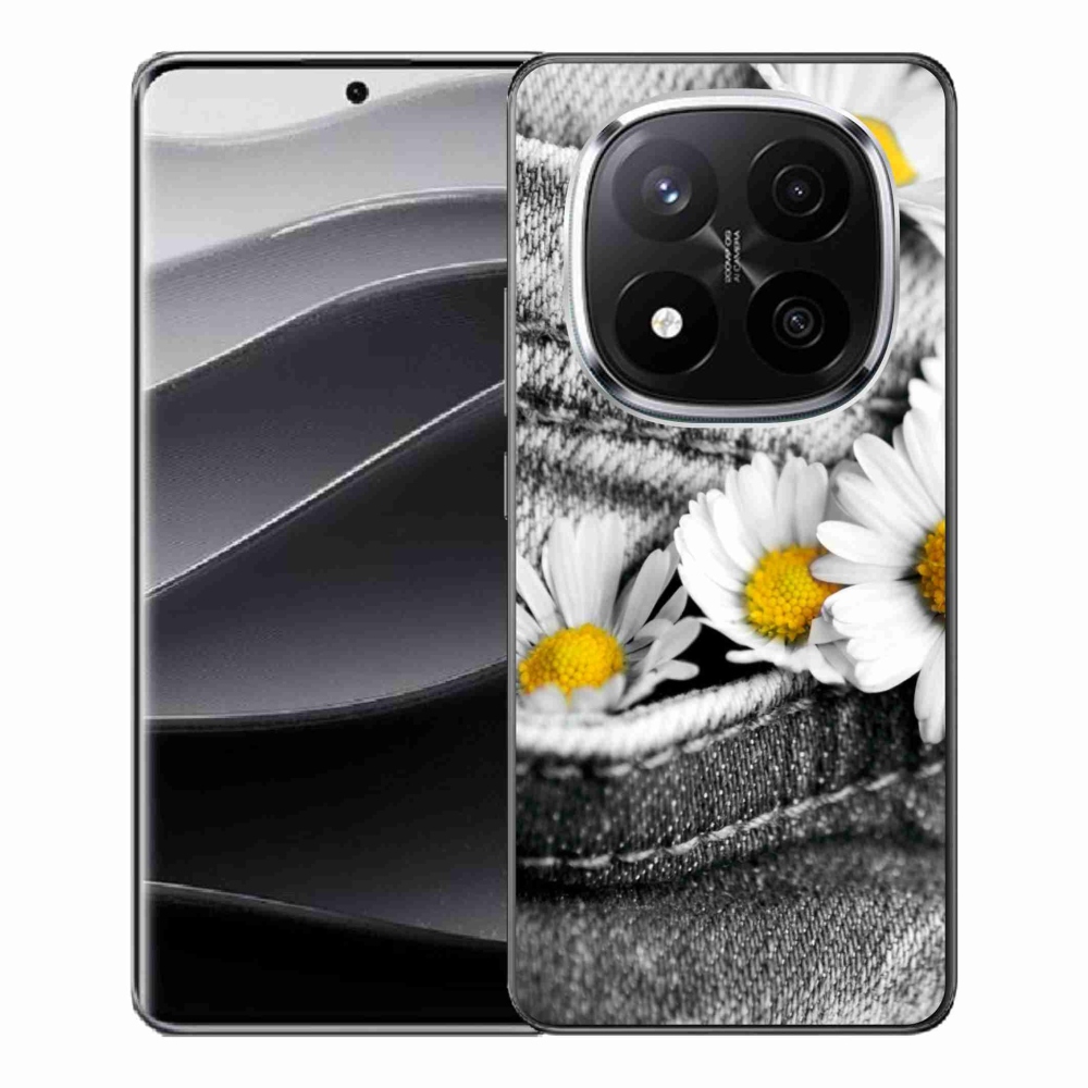 Gelový kryt mmCase na Xiaomi Redmi Note 14 Pro+ 5G - kopretiny