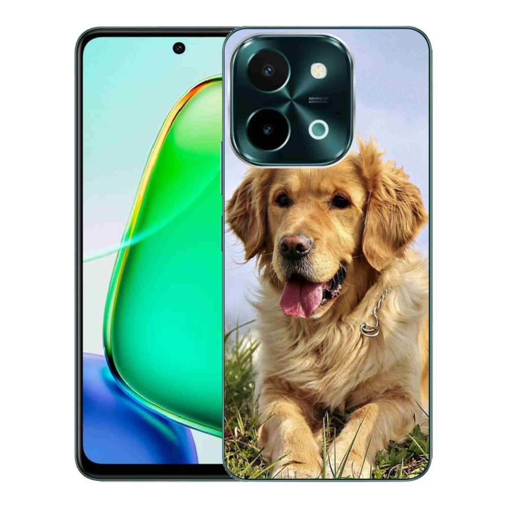 Gelový obal mmCase na Vivo Y28 - zlatý retrívr