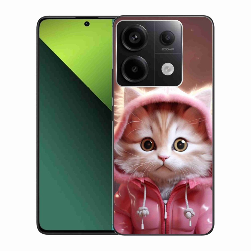 Gelový kryt mmCase na Xiaomi Redmi Note 13 Pro 5G/Poco X6 5G - roztomilé kotě 3