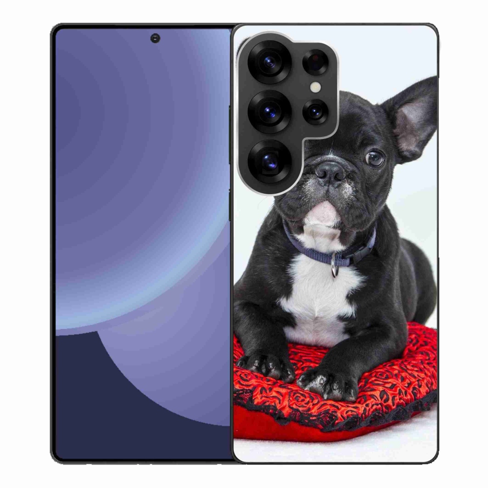 Gelový kryt mmCase na Samsung Galaxy S25 Ultra - buldok