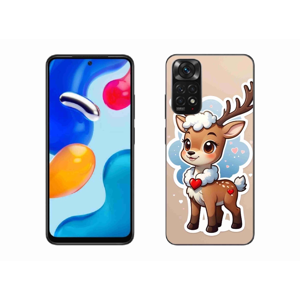 Gelový kryt mmCase na Xiaomi Redmi Note 11S 4G - kreslený sob