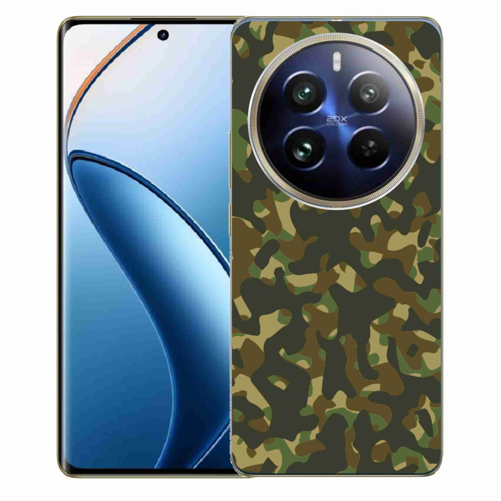Gelový kryt mmCase na Realme 12 Pro 5G/12 Pro+ 5G - maskáčový vzor 1
