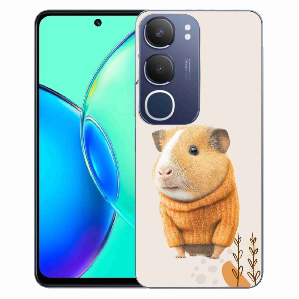 Gelový kryt mmCase na Vivo Y19s - morče ve svetru