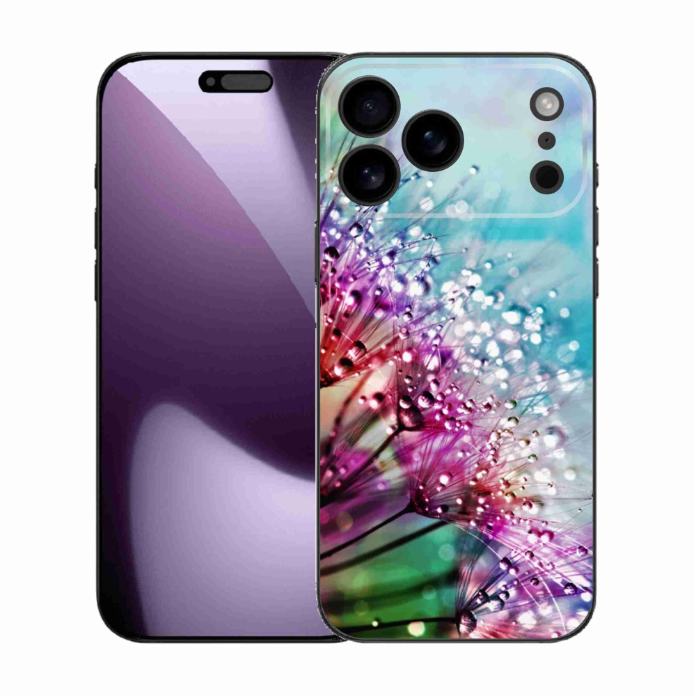 Gelový kryt mmCase na iPhone 17 Pro Max - barevné květy