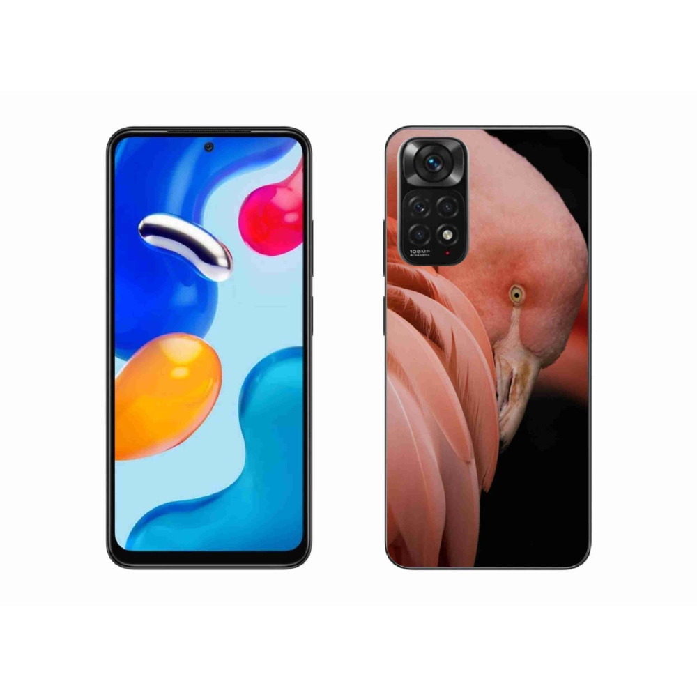 Gelový kryt mmCase na Xiaomi Redmi Note 11S 4G - plameňák 3