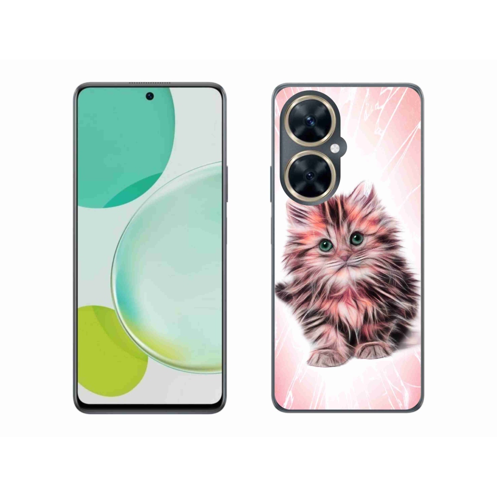 Gelový kryt mmCase na Huawei Nova 11i - roztomilé kotě