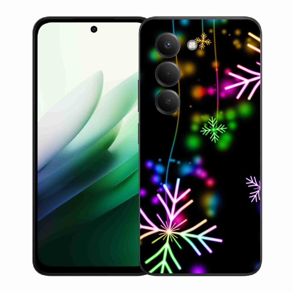 Gelový kryt mmCase na Xiaomi Redmi 15 5G (169mm) - barevné vločky