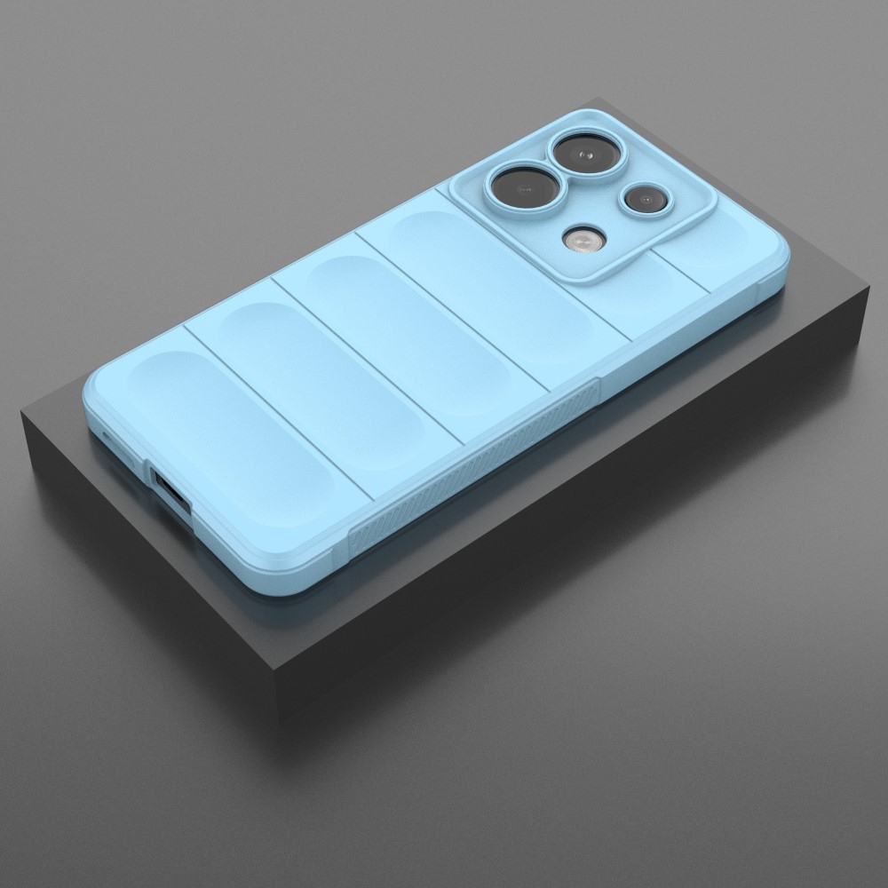 Rugg odolný gelový obal na Xiaomi Redmi Note 13 Pro 5G/Poco X6 5G - světlemodrý