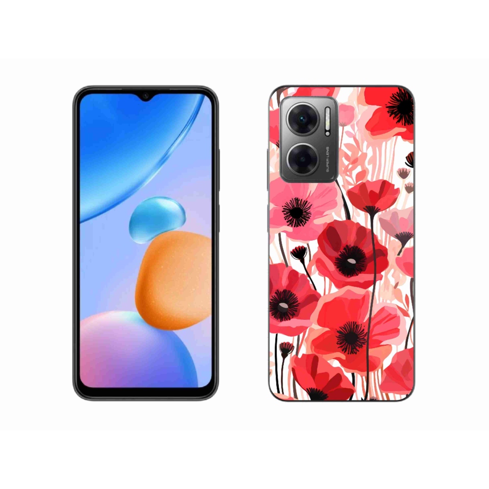 Gelový kryt mmCase na Xiaomi Redmi 10 5G - vlčí mák 1