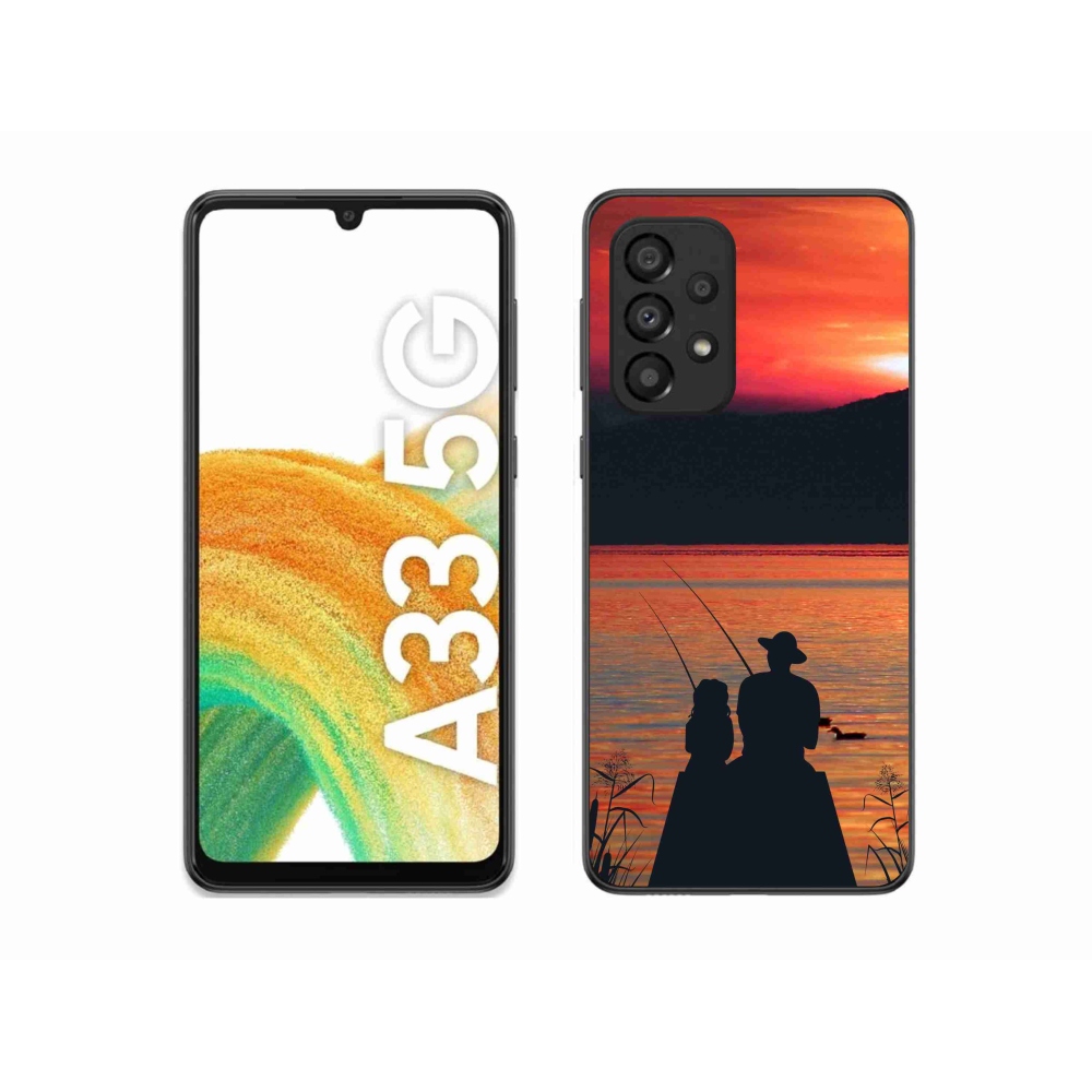Gelový kryt mmCase na Samsung Galaxy A33 5G - rybaření 3