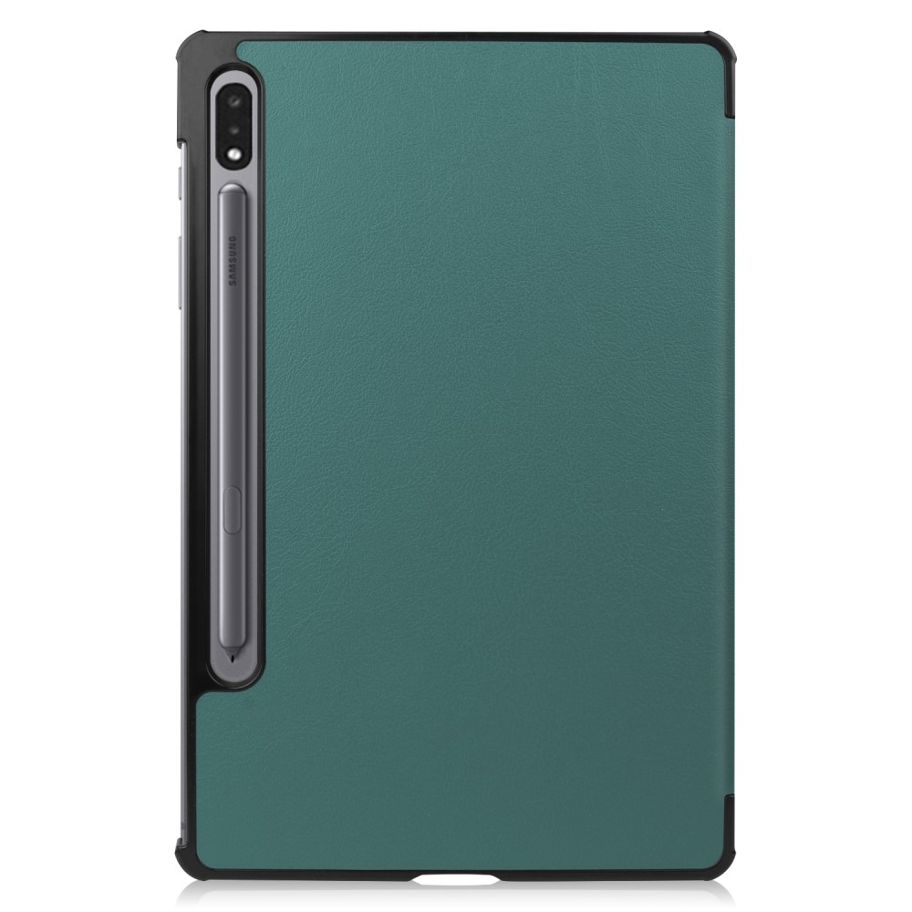 Case chytré zavírací pouzdro na Samsung Galaxy Tab S9+/Tab S10+ - zelené