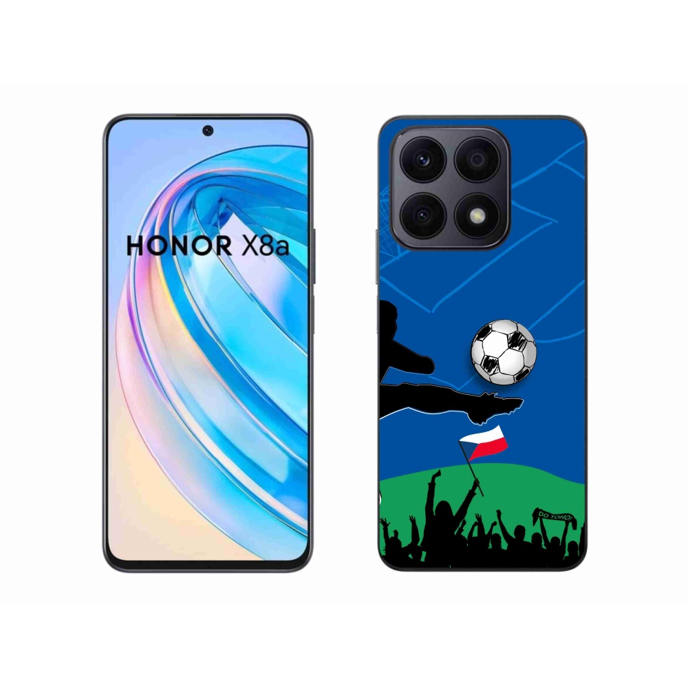 Gelový kryt mmCase na Honor X8a - fanoušci fotbalu