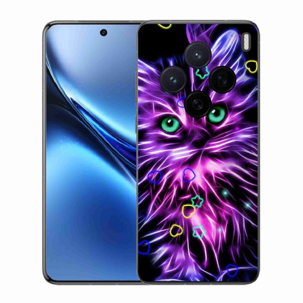 Gelový kryt mmCase na Vivo X200 5G - abstraktní kočka