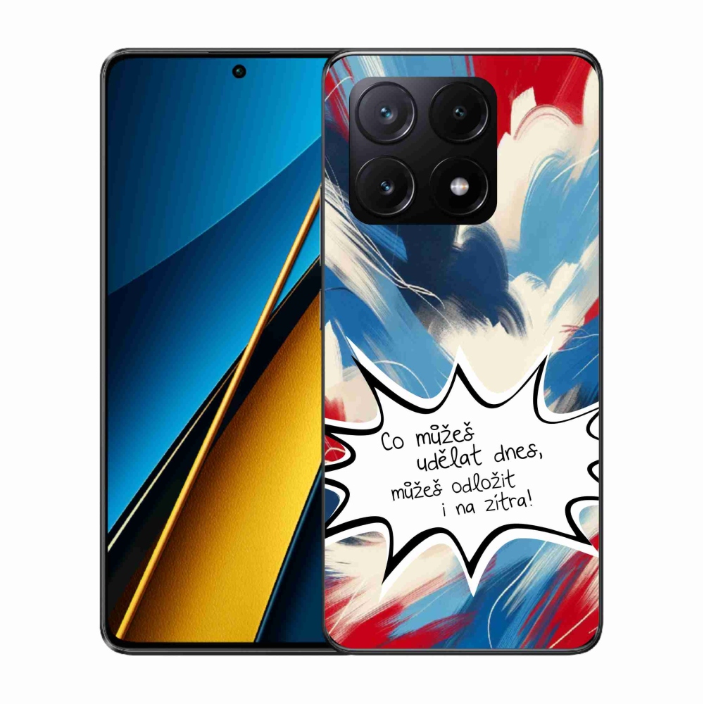Gelový kryt mmCase na Xiaomi Poco X6 Pro 5G - vtipný text 9 bílé pozadí