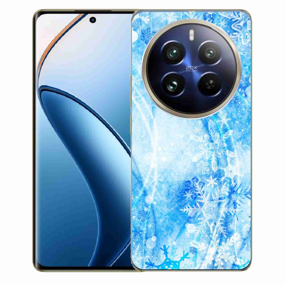 Gelový kryt mmCase na Realme 12 Pro 5G/12 Pro+ 5G - sněhové vločky