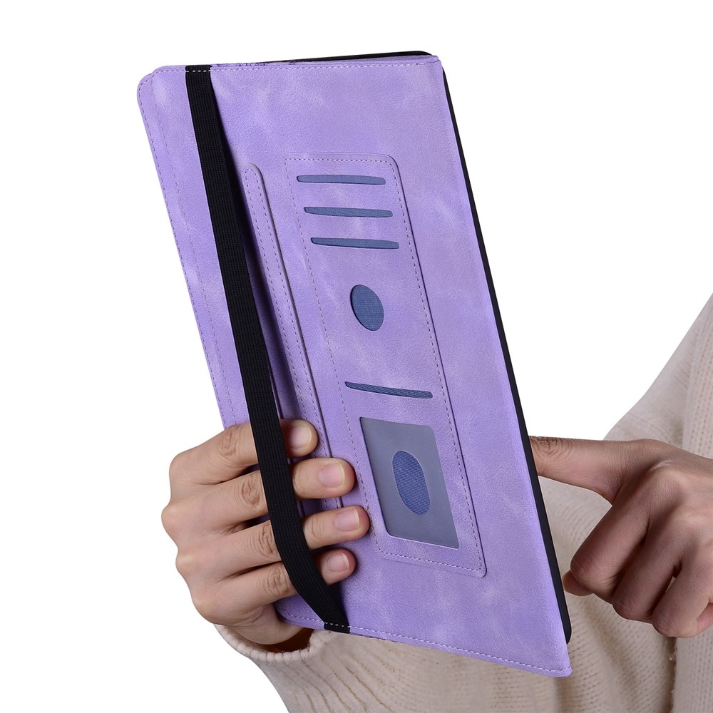 Heart zavírací pouzdro na tablet Xiaomi Redmi Pad SE 8.7 - fialové