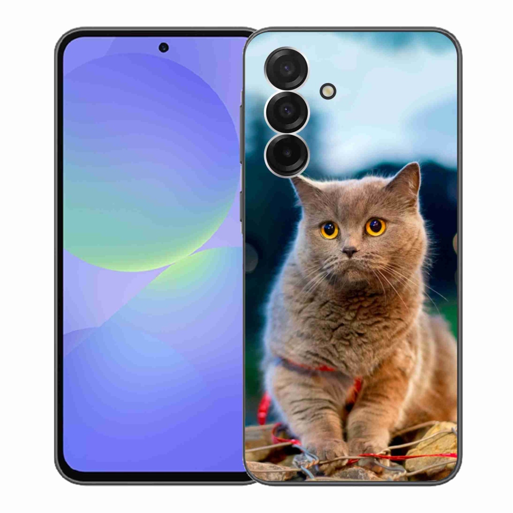 Gelový kryt mmCase na Samsung Galaxy A36 5G - britská modrá 2