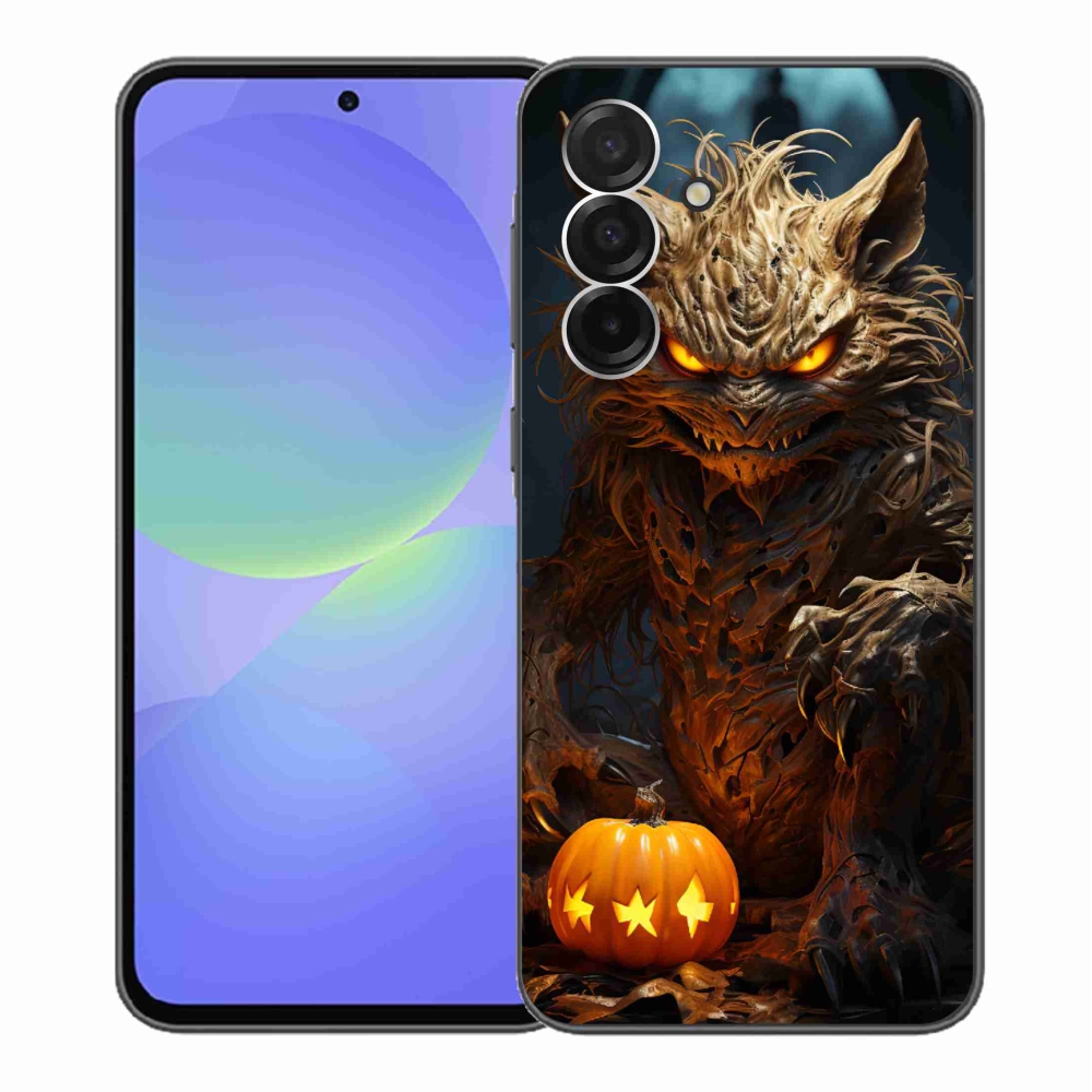 Gelový kryt mmCase na Samsung Galaxy A36 5G - halloweenská příšera