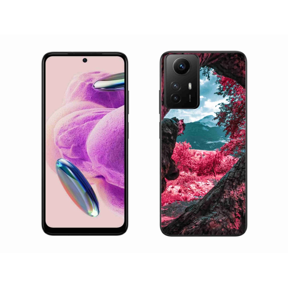 Gelový kryt mmCase na Xiaomi Redmi Note 12S - výhled na hory