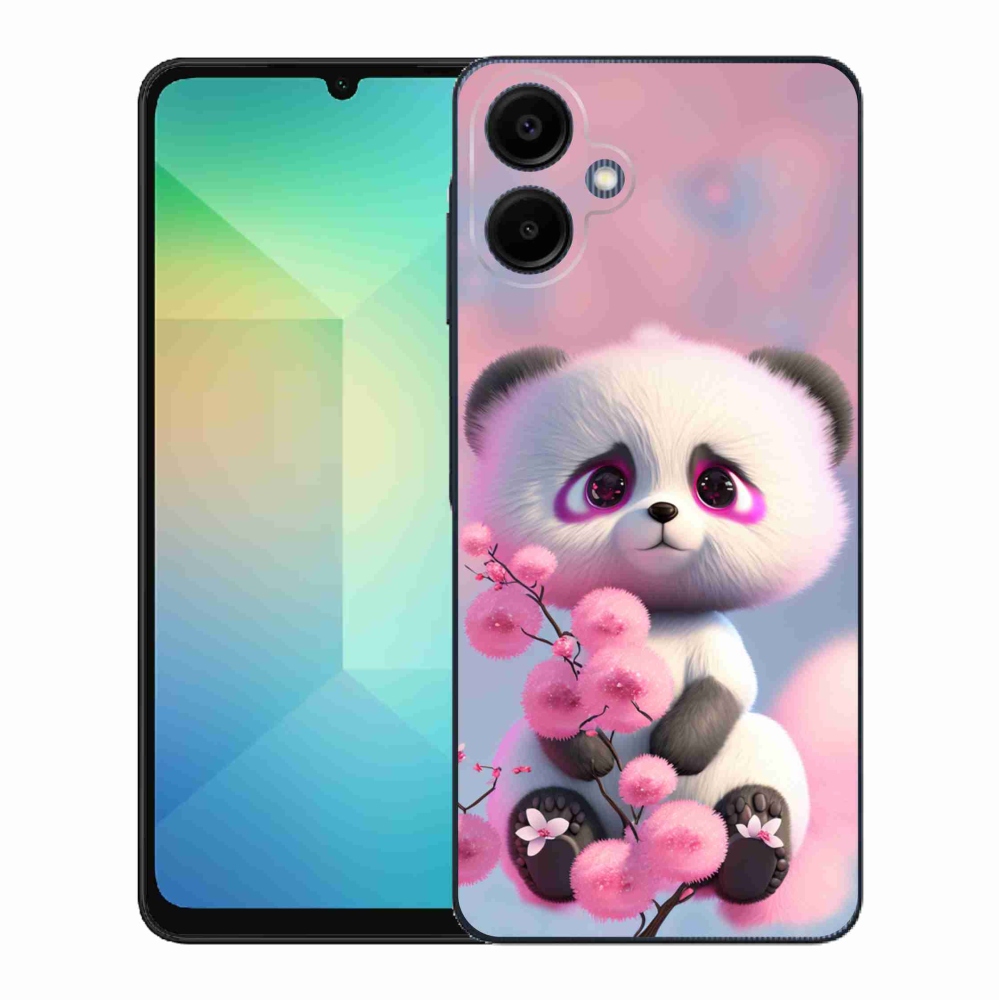 Gelový kryt mmCase na Samsung Galaxy A06 4G - roztomilá panda 1