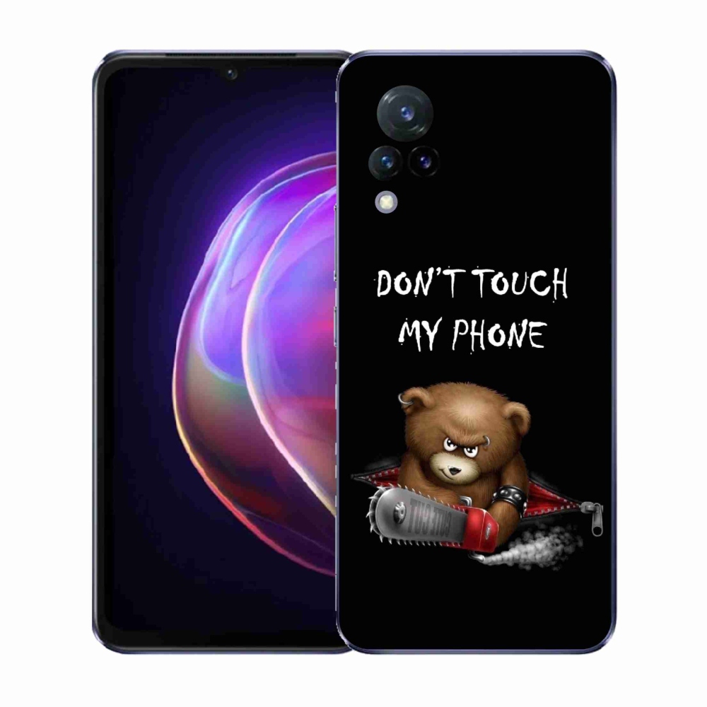 Gelový kryt mmCase na Vivo V21 4G/5G - nesahej na telefon