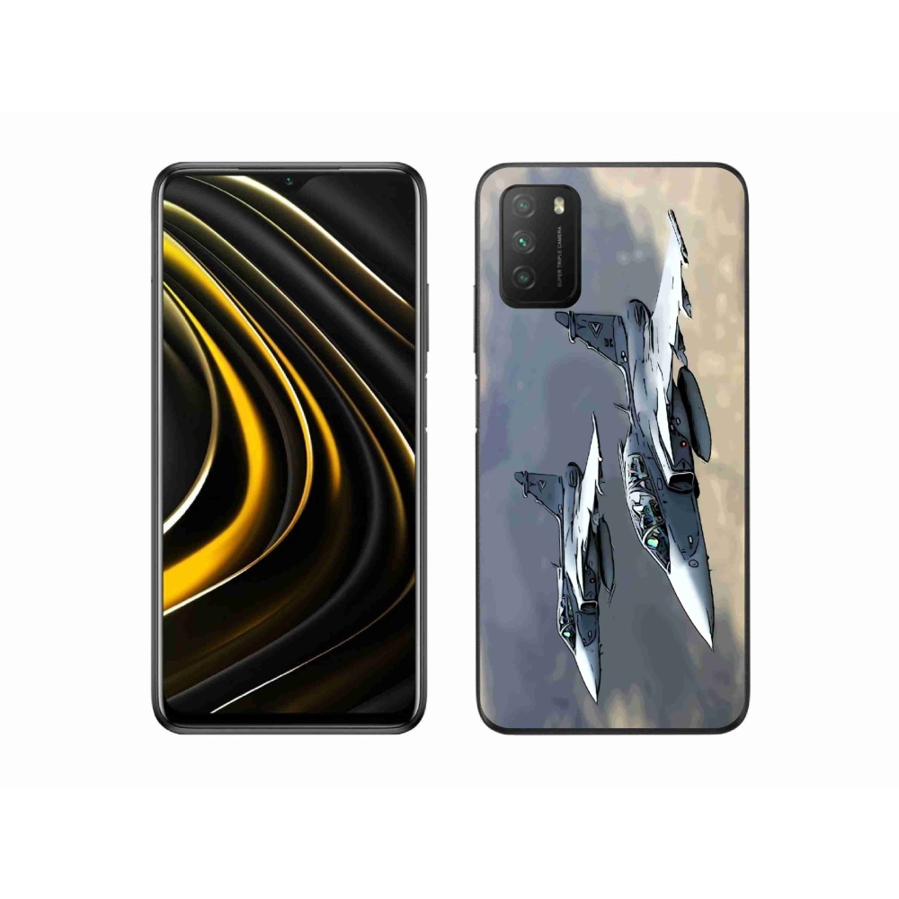 Gelový kryt mmCase na Xiaomi Poco M3 - stíhačky