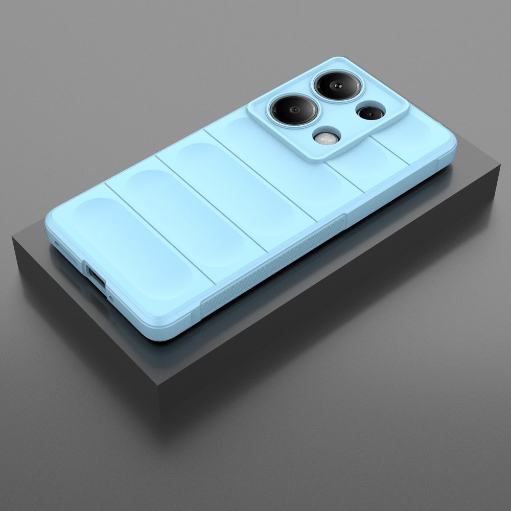 Rugg odolný gelový obal na Xiaomi Redmi Note 13 Pro 4G/Poco M6 Pro - světlemodrý