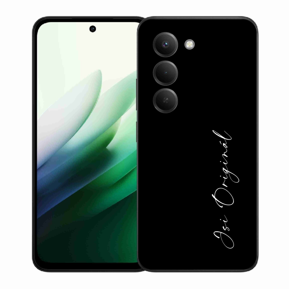 Gelový kryt mmCase na Xiaomi Redmi 15 5G (169mm) - jsi originál černé pozadí