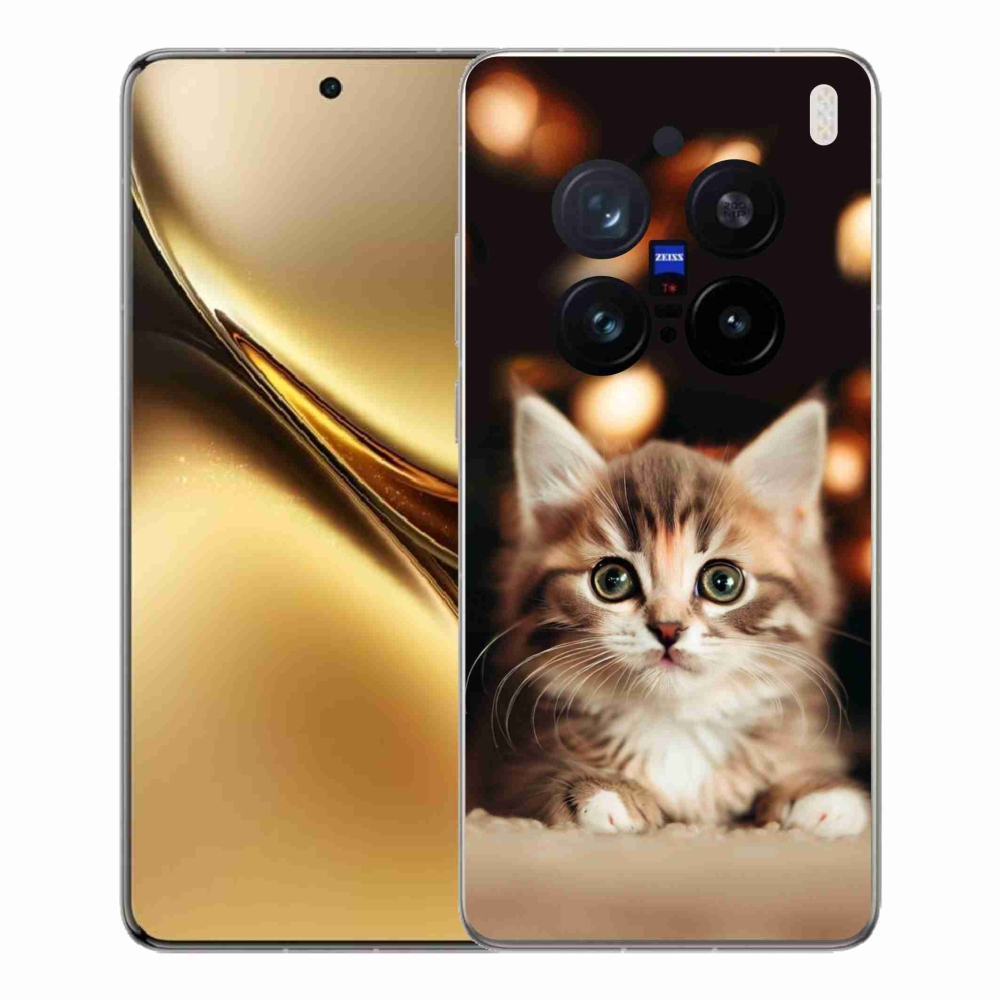 Gelový kryt mmCase na Vivo X200 Pro 5G - roztomilé kotě 2